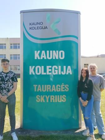 Susipažino su Kauno kolegijos Tauragės skyriaus studijų programomis